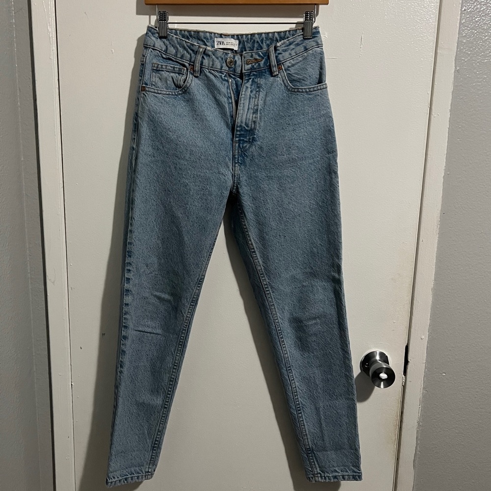 zara mom jeans